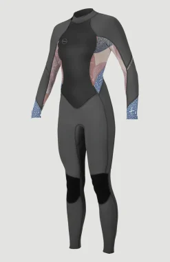 Bahia 3/2 Back Zip Full Womens | GRAPHITE/DESERT BLOOM/DRIFT BL