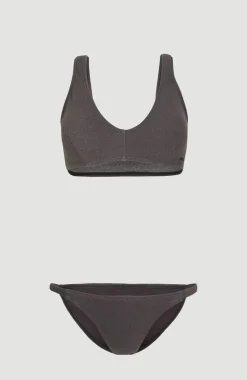 Bikini Terry Lucia Longline Triangle | Raven