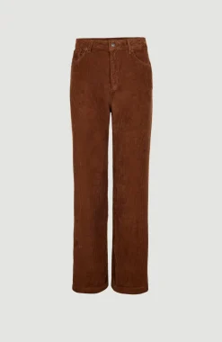 Broek Dive Cord | Melted Chocolate