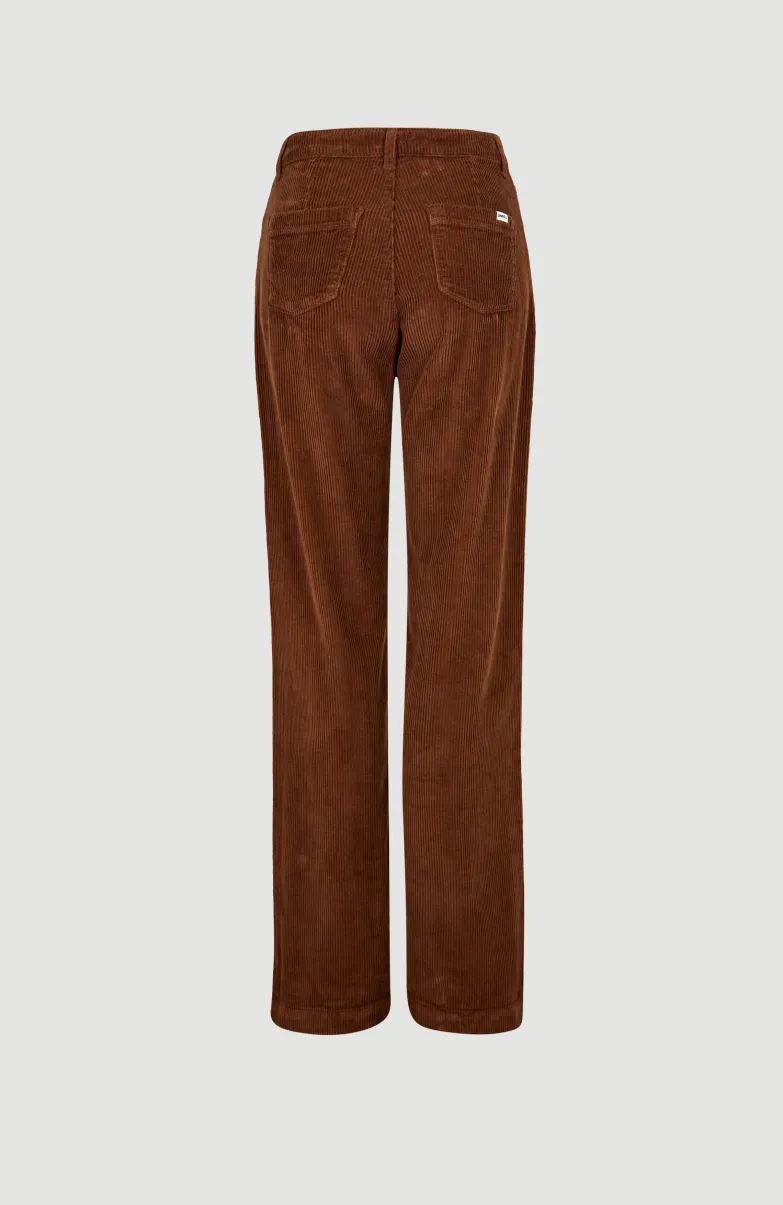 Broek Dive Cord | Melted Chocolate