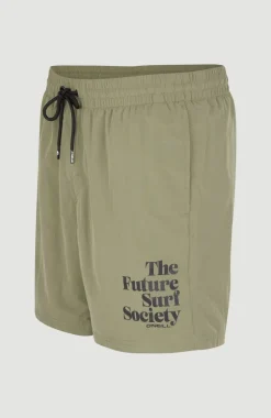 Cali FSS 16'' Zwemshort | Deep Lichen Green