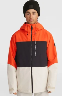 Carbonite Wintersportjas | Paprika Flame Colour Block