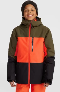 Carbonite Wintersportjas | Forest Night Colour Block