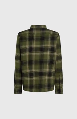 Check Flanellen Overhemd | Green Check Small