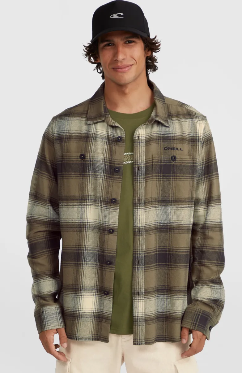 Check Flanellen Overhemd | Brown Check Small