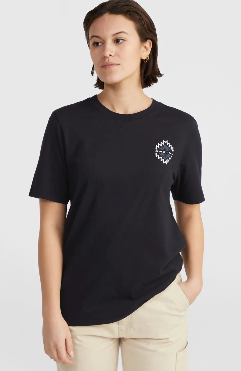 Chest Graphic T-shirt | Black Out