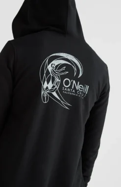 Circle Surfer Hoodie Jacket | Black Out