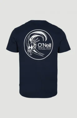 Circle Surfer T-Shirt | Ink Blue -A