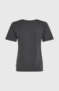 Essentials T-shirt Met V-hals | Black Out