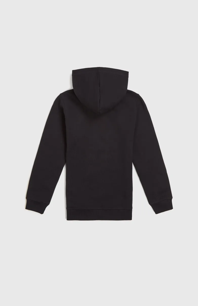 Front Print Hoodie | Black Out