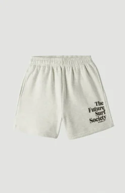 Future Surf High-Waist Joggingshort | White Melange