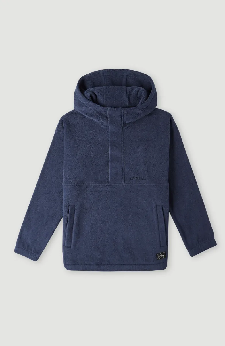 Hoodie Superfleece Met Halve Rits | Outer Space