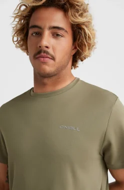 Hybrid Logo T-shirt | Deep Lichen Green