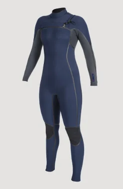 Hyperfreak Fire 4/3+mm Chest Zip Full Wetsuit | NAVY/SHADE