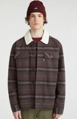 Jas Fleece-Lined | Grey Crossover Stripe