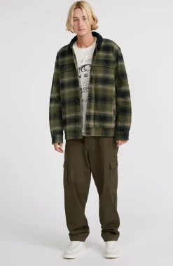 Jas Met Fleecevoering | Green Check Small