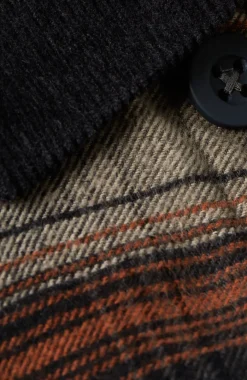 Jas Met Fleecevoering | Grey Check Small