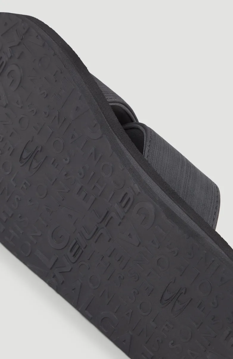 Koosh Cross Over BLOOM™ Slippers | Black Out