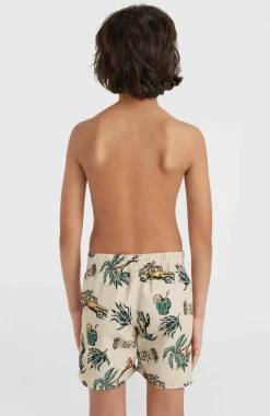 Mix And Match Cali Print 13'' Zwembroek | Beige Venice Beach