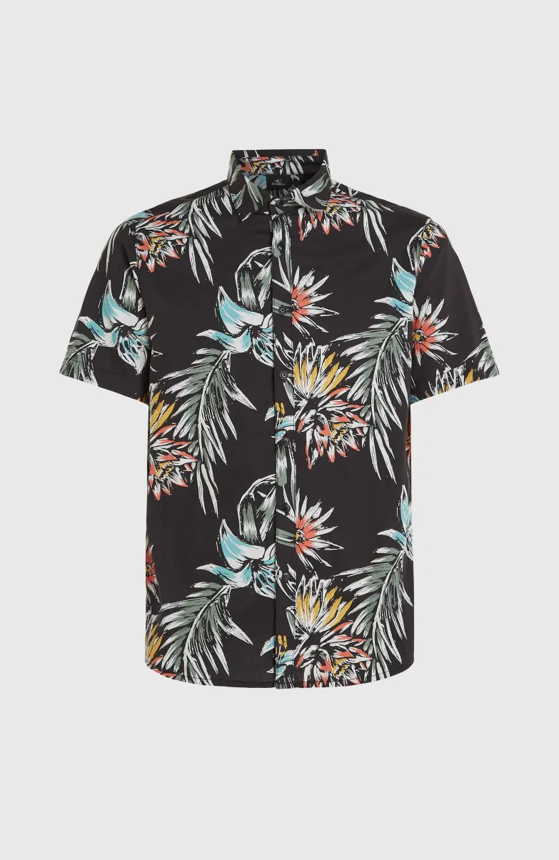 Mix And Match Floral Overhemd | Black Tropicana