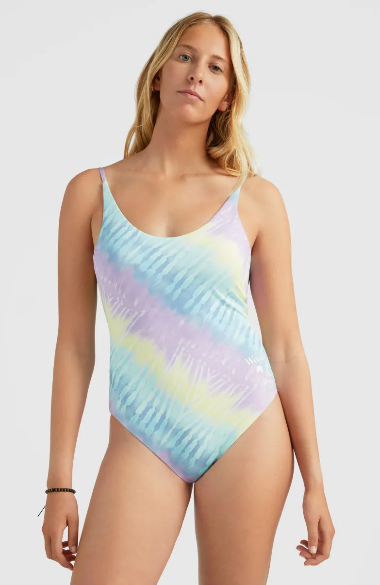 Mykonos Women Of The Wave Badpak | Blue Tie Dye