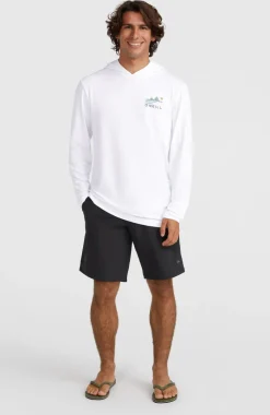O'Neill TRVLR Series UPF Shirt Met Lange Mouwen En Capuchon | Snow White
