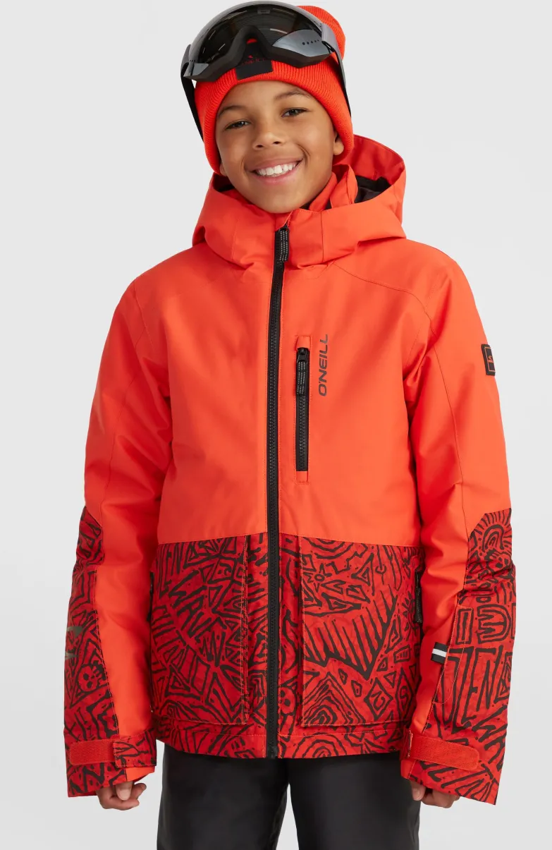 O'Riginals Block Wintersportjas | Red Sketcheritage