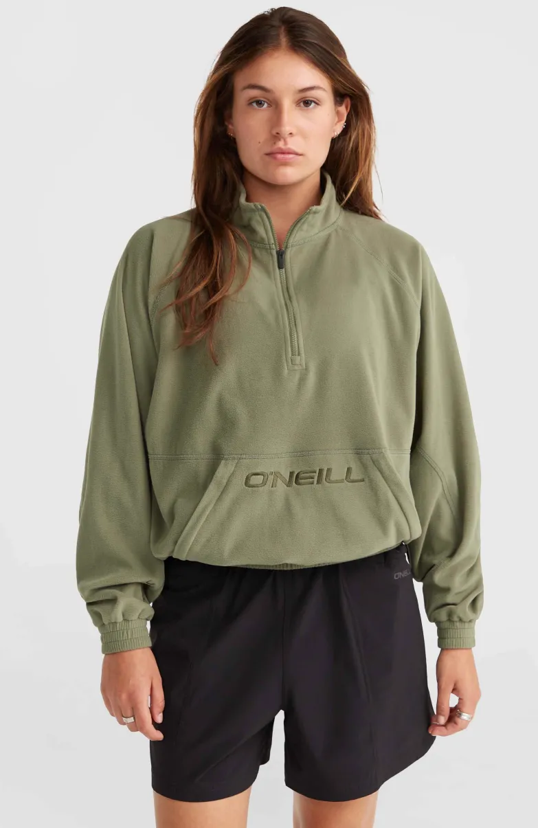 O'Riginals Polartec 100 Fleecetrui | Deep Lichen Green