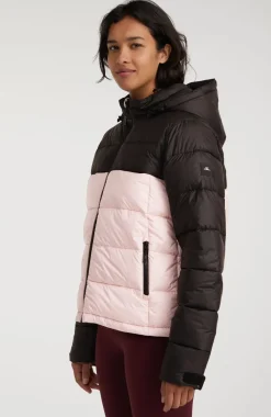O'Riginals Pufferjas | Peach Whip Colour Block