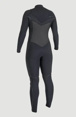 Psycho Tech 5/4mm Chest Zip Full Wetsuit | BLACK/BLACK