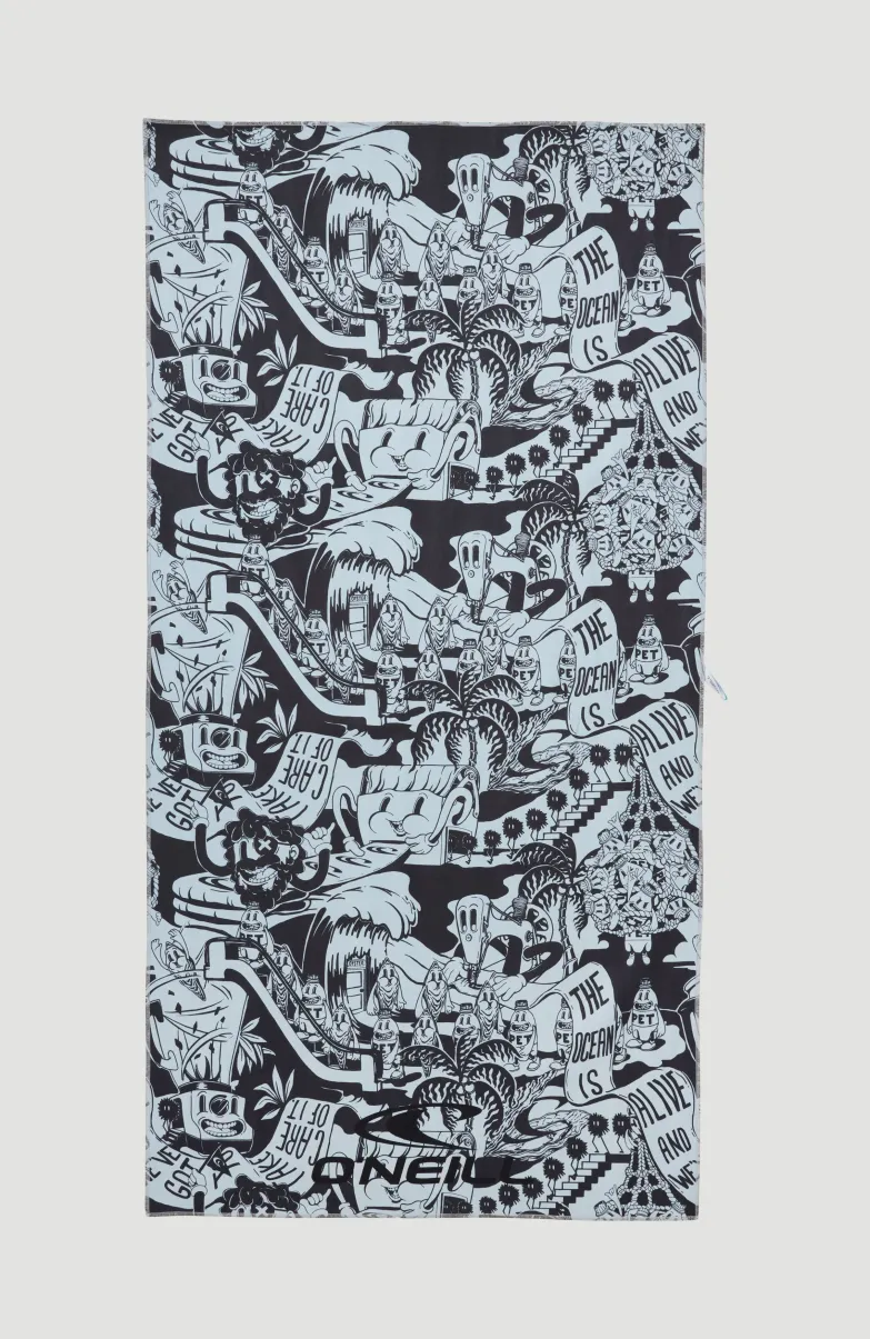 Quick Dry Handdoek | Black Oyster