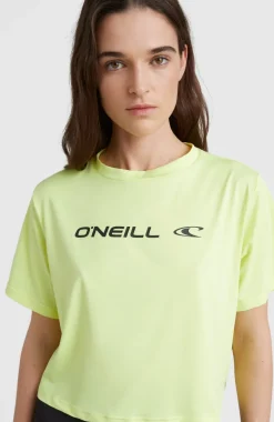 Rutile Cropped T-shirt | Sunny Lime