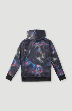 Rutile Fleece Hoodie | Black Future Fade
