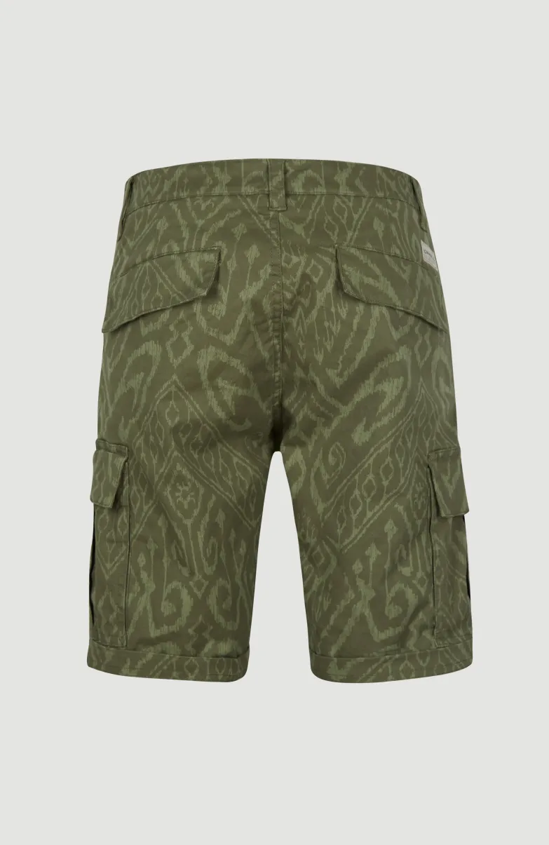 Short Park Cargo | Deep Lichen Magic Carpet