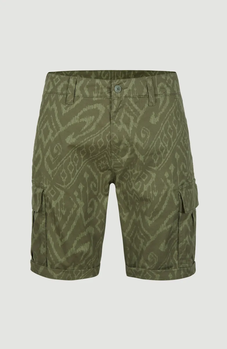 Short Park Cargo | Deep Lichen Magic Carpet