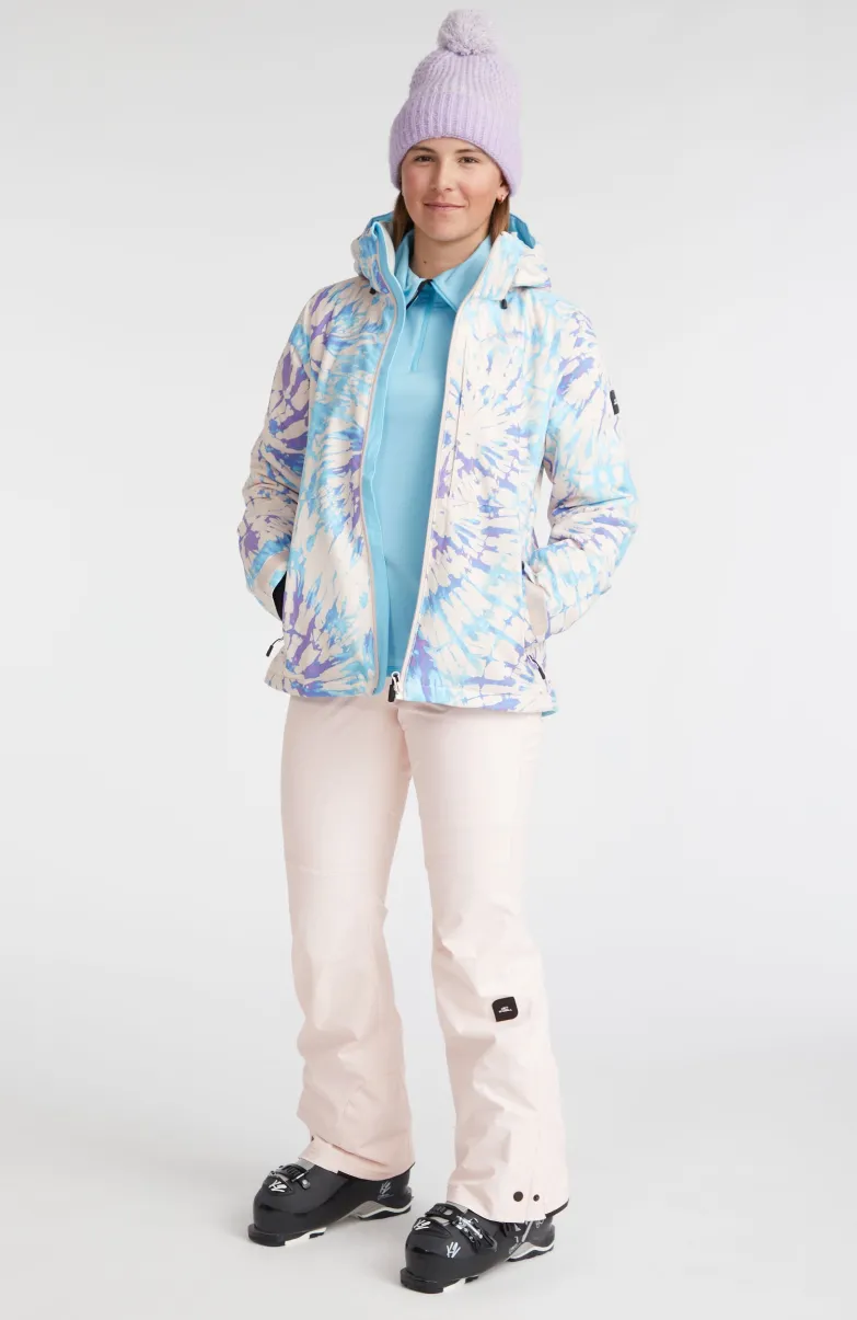 Ski Jas Lite | Pink Tie Dye