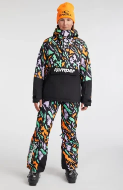 Ski Jas O'Riginals Anorak 20K/20K | Black Out Colour Block