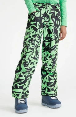 Skibroek Hammer Printed | Green Scribble