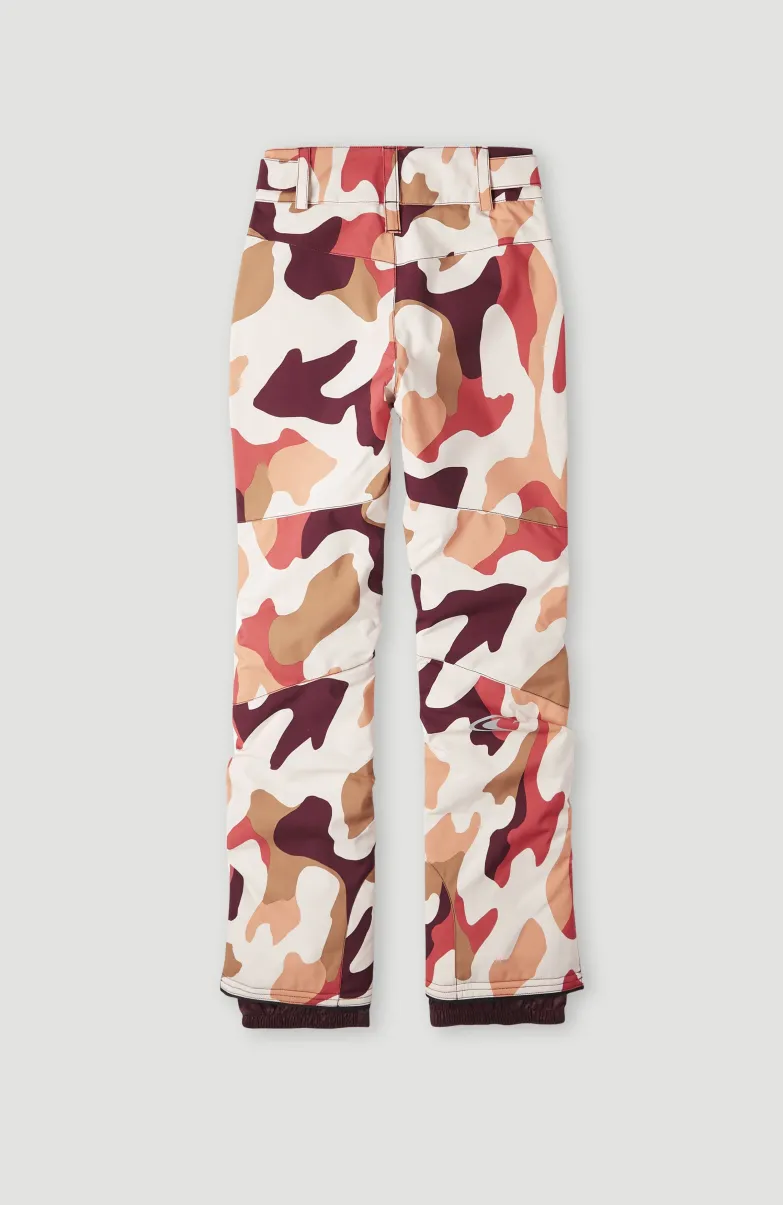 Skibroek Star Printed | Purple Hiker Camo
