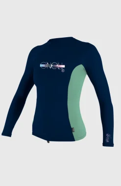 Skins Long Sleeve Crew | Dark Blue