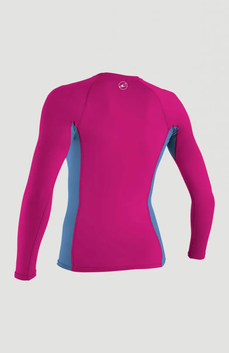 Skins Long Sleeve Crew | Dark Pink