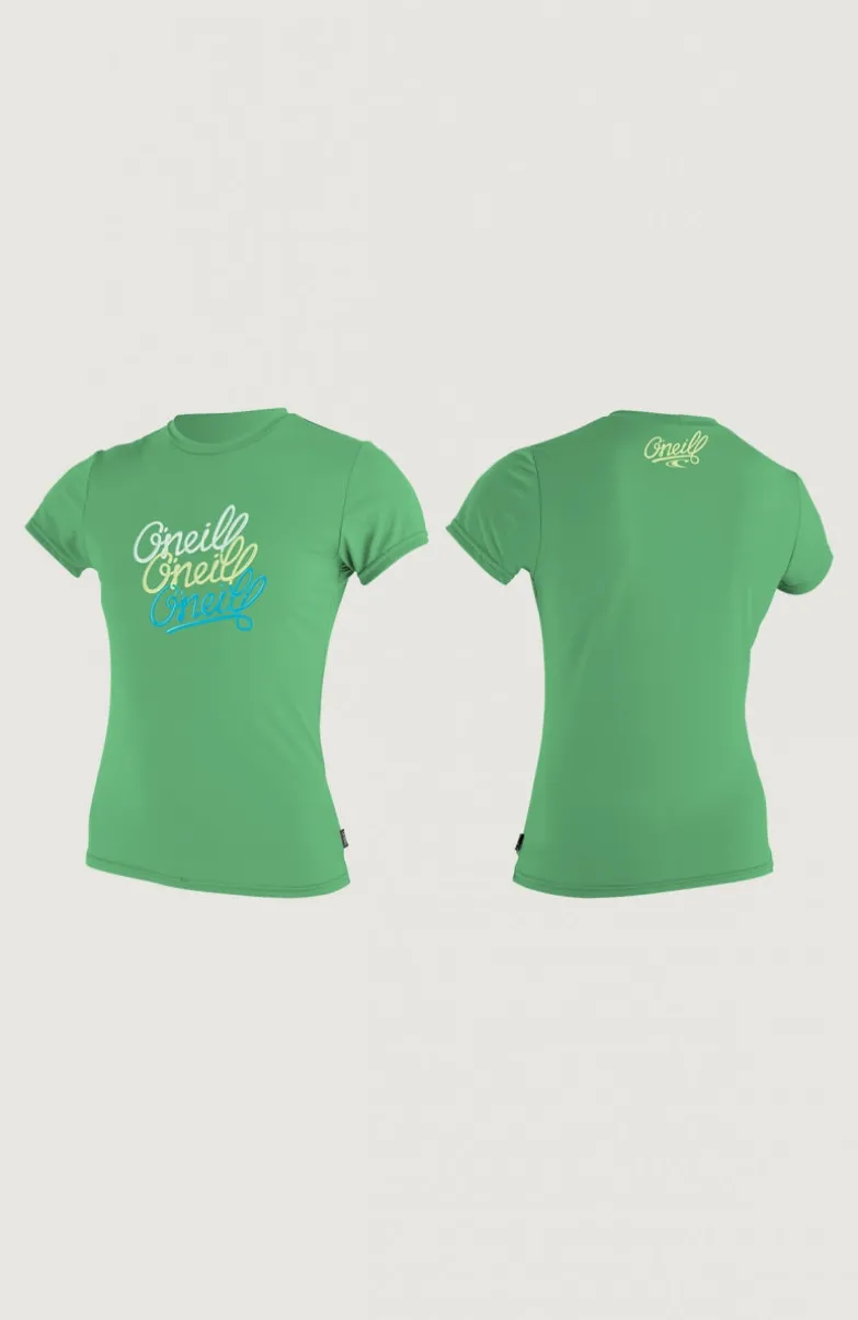 Skins Short Sleeve Rash Tee | Light Green