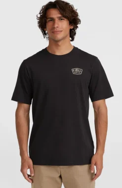 Small Chest Print T-shirt | Black Out