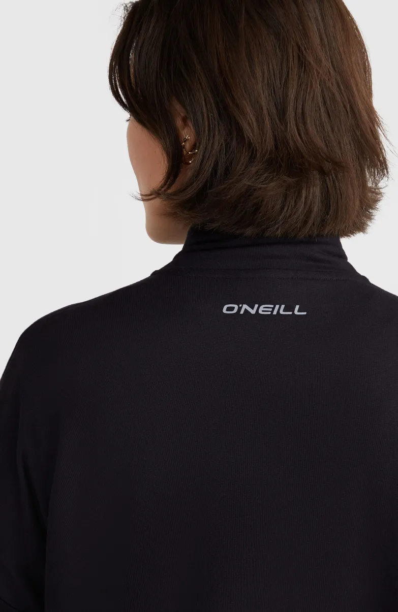 Sweater Met Halve Rits | Black Out