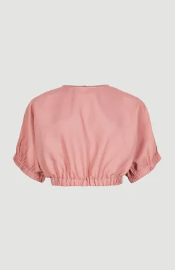Top Tidda Woven | Ash Rose