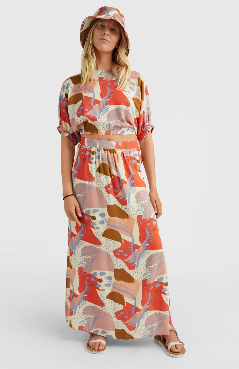 Top Tidda Woven | Patchwork Print
