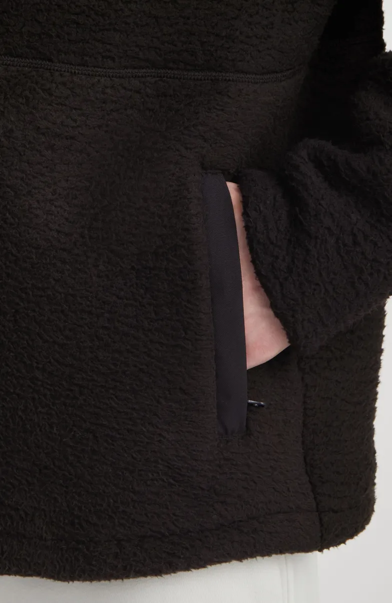 Trui Surf Heroes Fleece Met Halve Rits | Black Out