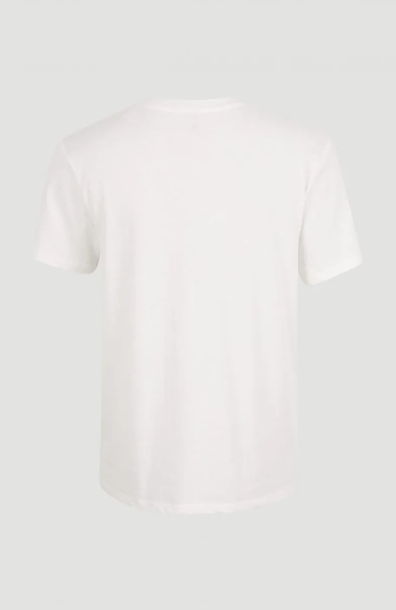 T-shirt Essentials Met V-hals | Snow White