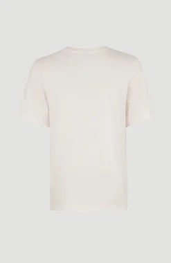 T-shirt Essentials Met V-hals | Peach Whip