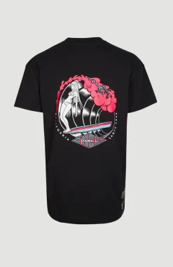 T-shirt Limbo Graphic Long | Black Out